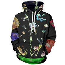 Рик и Морти толстовки jml2 арт 3D унисекс Толстовка мужская брендовая Толстовка комиксы Повседневный Спортивный костюм пуловер Прямая поставка уличная одежда