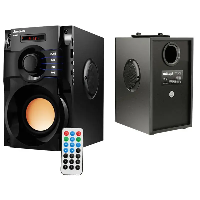 

20W Portable Bluetooth Speaker Wireless Stereo Subwoofer Heavy Bass Speakers Music Player Support LCD Display FM Radio TF card