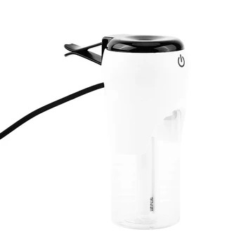 

12V-24V 2 in 1 Fashionable Car Air Humidifier Diffuser Mini 50ml Essential Oil Ultrasonic Aroma Mist Purifier Dual USB Charger