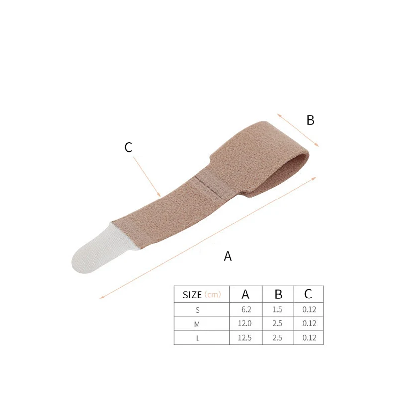 2pcs Toe Protector Finger Straightener Hallux Valgus Corrector Fabric Bandage Toe Separator Splint Stretchers Foot Care Tools