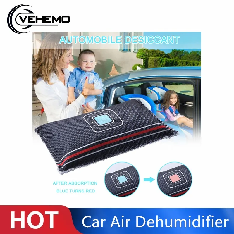 Bag Silica Gel Dehumidifier Car Moisture Desiccant Absorber Air Dryer Universal Conditioning |