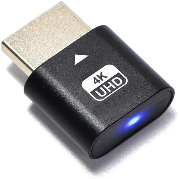 4K HDMI Dummy Plug Virtual Display Headless Ghost Emulator Adapter for Bitcoin Mining Description Image.This Product Can Be Found With The Tag Names Dummy plug headless ghost display emulator adapter, Hdmi dummy plug headless ghost display emulator