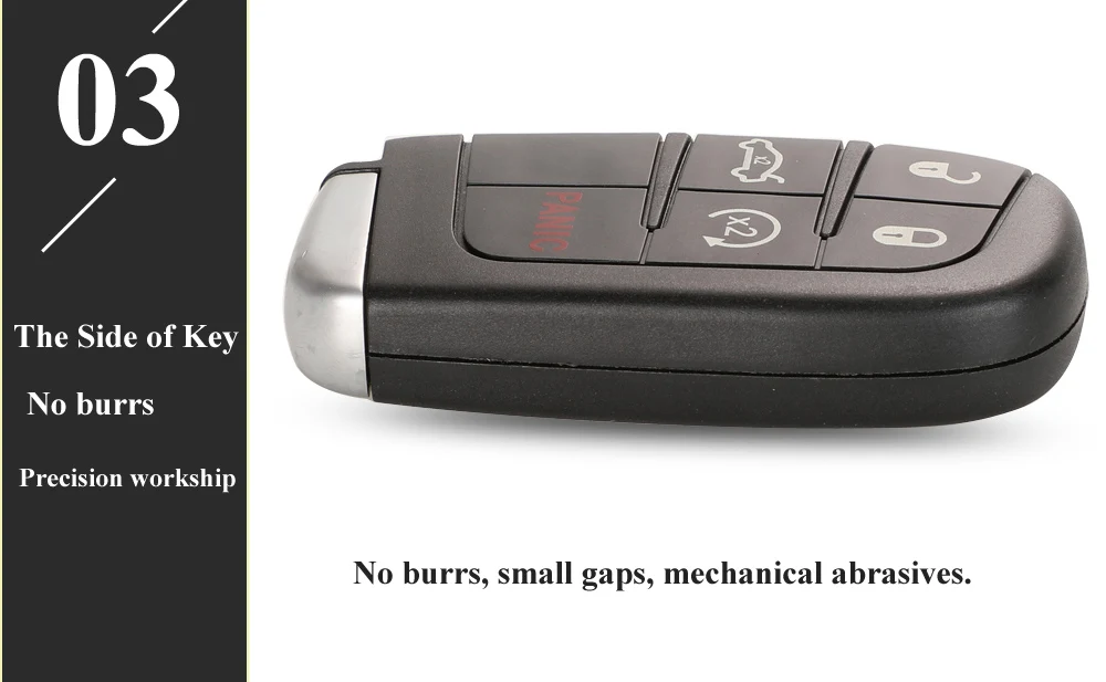 10 pz auto Smart portachiavi Shell per Jeep Grand Cherokee Dodge Ram 1500 viaggio caricabatterie Dart Challenger Durango Chrysler 300 - H76627aeb79444ae6a70c7da33a17b7e4j