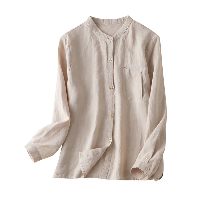 

Plus Size Women's Linen Blouse Spring 2020 ZANZEA Casual Button Down Cardigans Female Long Sleeve Blusas Woman Tunic Shirts