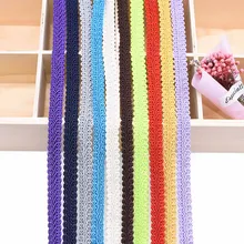 5m/pcs Curve Cotton Lace Trim Centipede Braided Ribbon Fabric DIY Craft Sewing Accessories Wedding Decorations Fabric Curve Lace