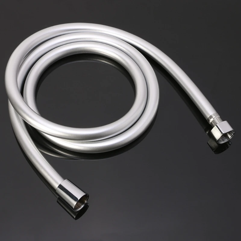 

Drop Shipping 1.5m Flexible PVC Handheld Shower Head Hose Bathroom Explosion-proof Pipe
