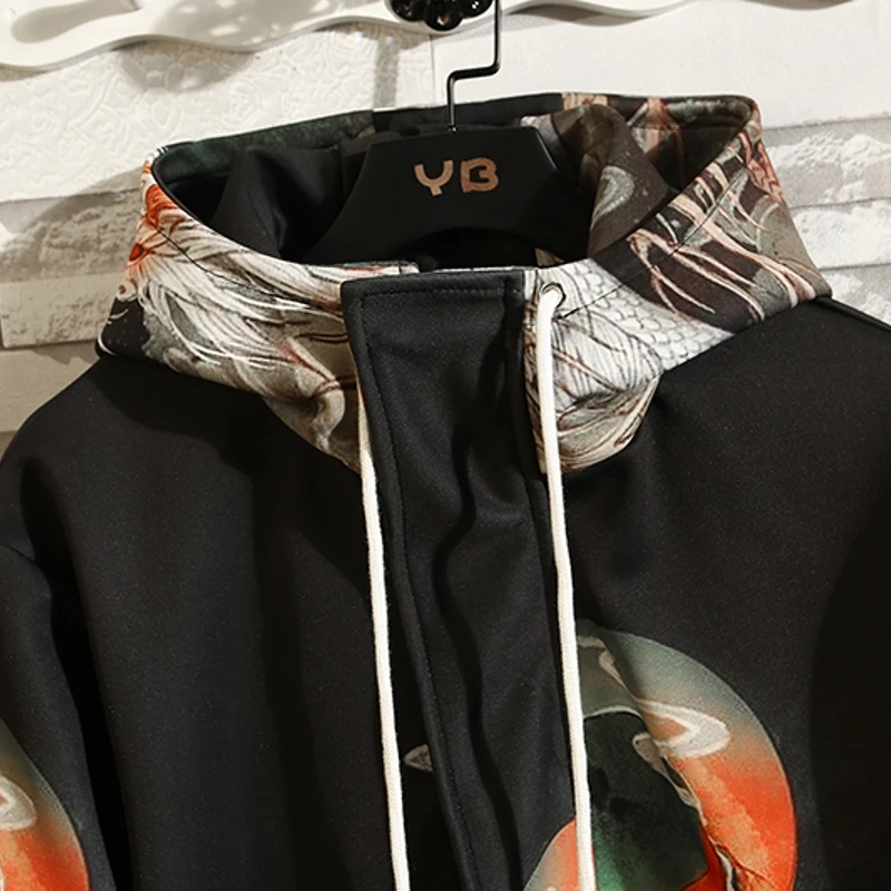Sinicism Store Мужская Весенняя длинная куртка с принтом мужская повседневная в