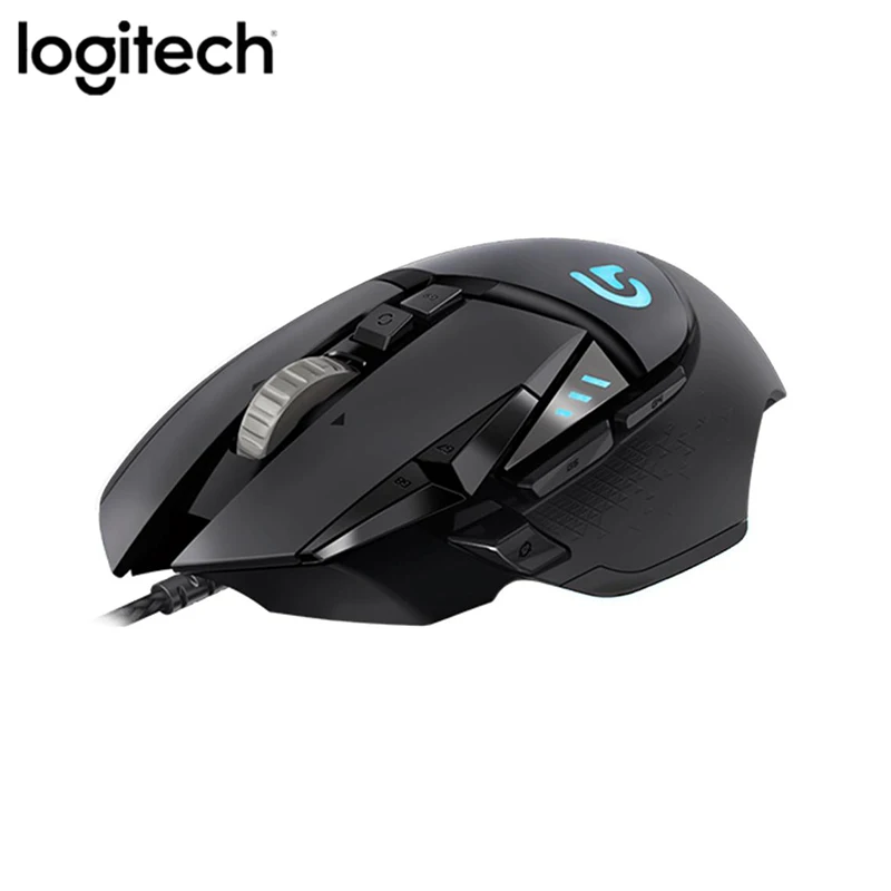 

Logitech G502 HERO Wired Gaming Mouse 16000DPI With 16.8 millon Backlight For PC/Laptop High Performance Gaming Mouse