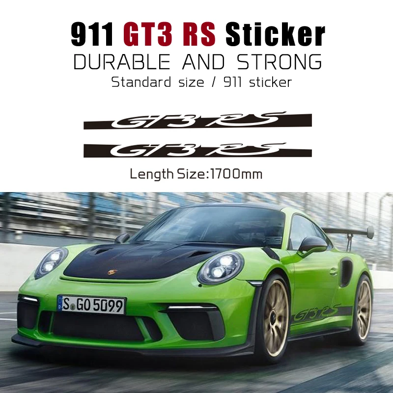 Для Porsche 911 GT3 RS 1 2 GT2 автомобильные аксессуары Автомобильные наклейки и