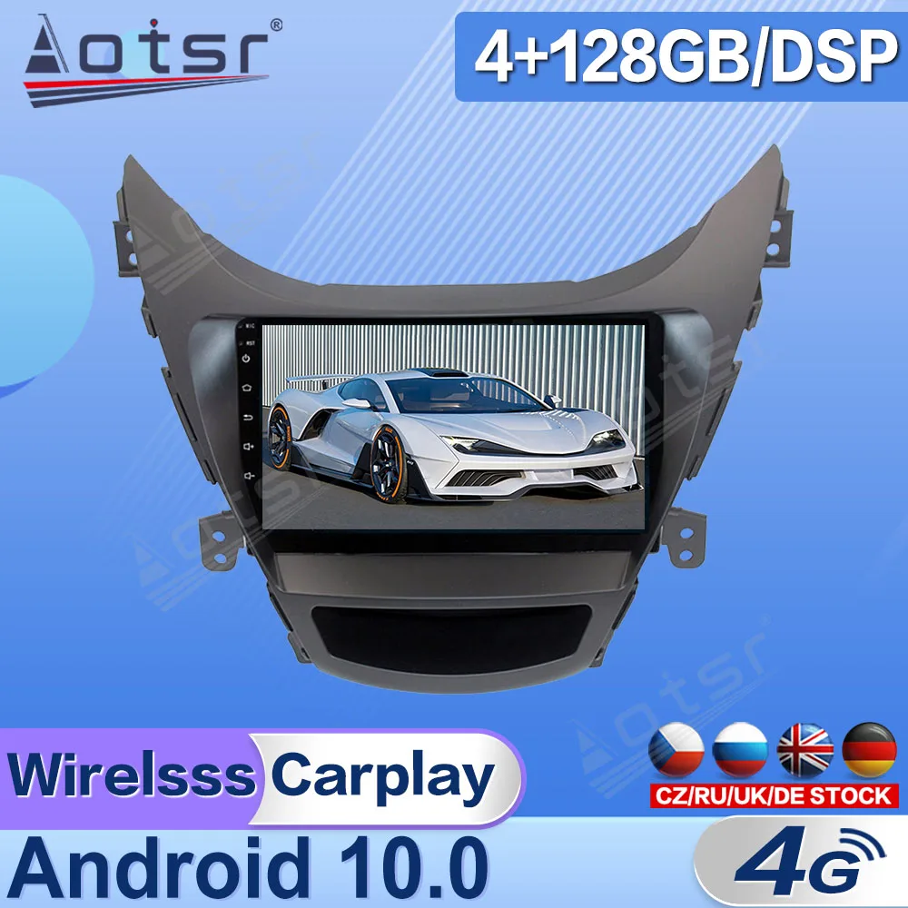 

Android For Hyundai Elantra 2010 - 2013 Car Radio Multimedia Video Player Navigation GPS 2 Din Stereo Receiver Head Unit DSP