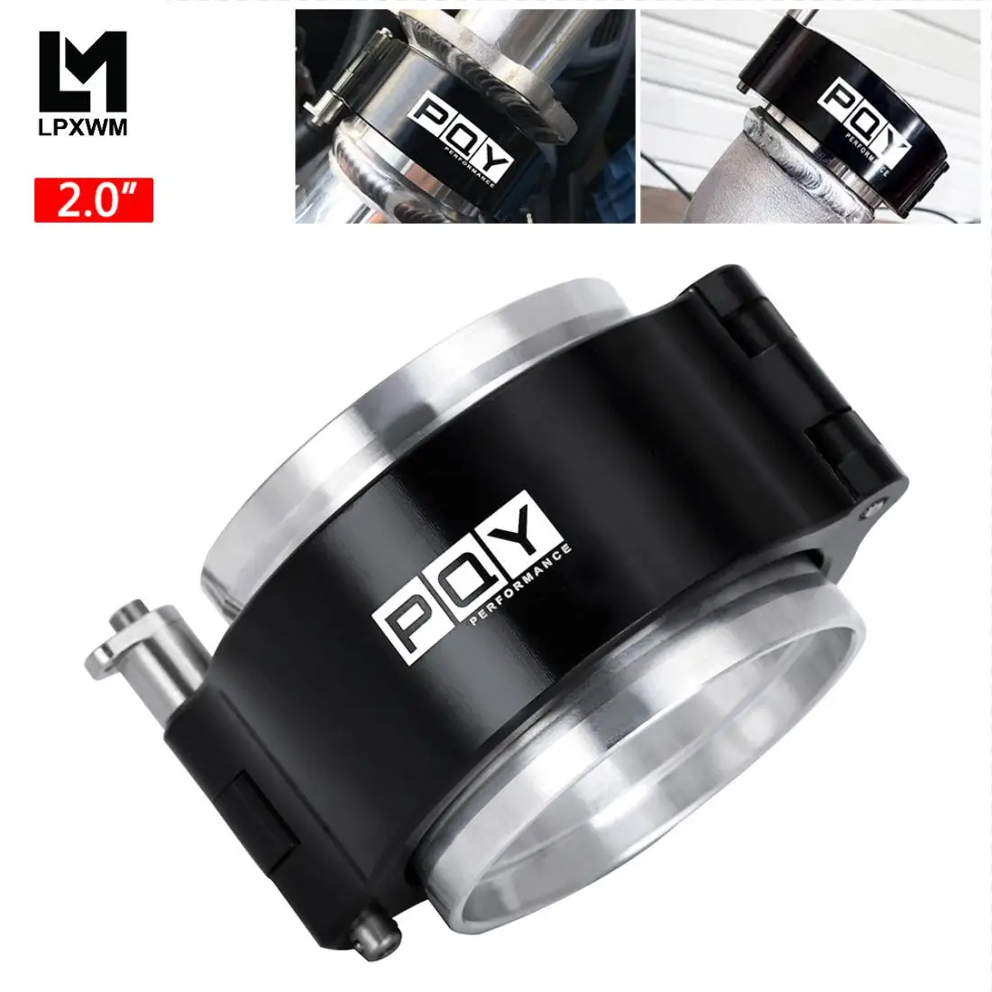 

1 Piece 2.0 Clamp System Assembly Exhaust V-band Clamp Quick Release For OD Exhaust/Intercooler Pipe/Turbo