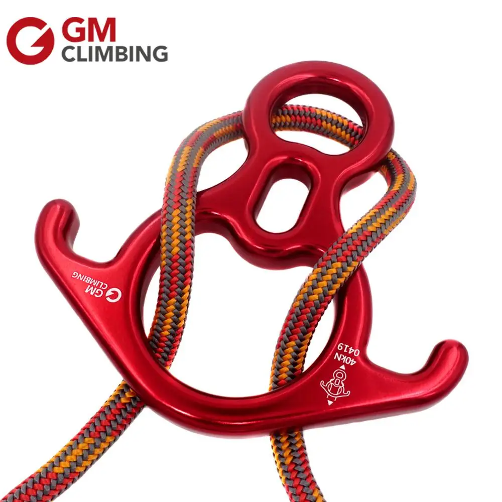 Rescue Descender Aluminum Figure 8 Rappelling Gear Belay Device Outdoor