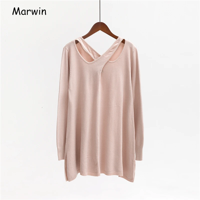 

Darwin Autumn Winter Chris Close Woman Knitted Sweater Round Neck Strong Sweater On the Street Soft Warm Sweater