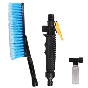

Car Wash Brush Cleaning Tool Car-styling Car Care Long Handle Foam Bottle Washable Auto Window Cleaner Water Flow Switch