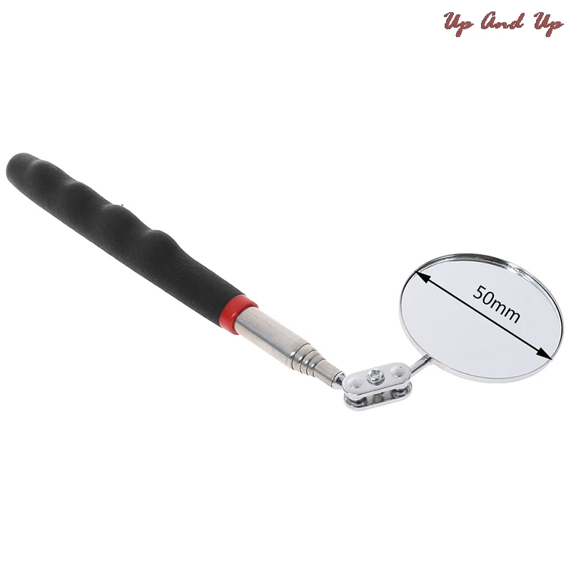Espejo de inspección telescópico para coche, lente de detección de inspección redonda, herramienta de reparación 360, 50mm, 1 ud.
