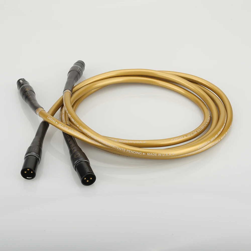 HI End Hexlink Golden 5 C соединительный кабель XLR pair 1M|interconnect cable|viborg audioxlr xlr cable |