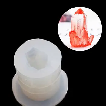 

Natural Druzy Stone Quartz Rock Cluster Epoxy Resin Mold Jewelry Making Tools