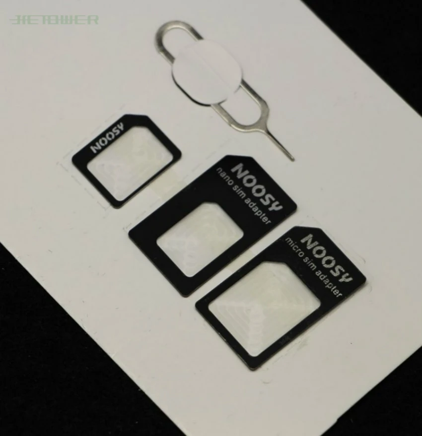 5000 компл./лот 4 в 1 Noosy Nano Micro SIM карта адаптер ввода ПИН кода для iPhone 5 5S 6 6plus 7 7plus с