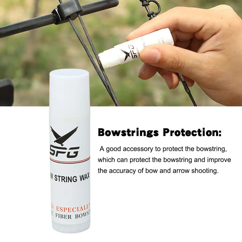 Archery Bowstring Protective Rail Lube Tube Bow String Wax