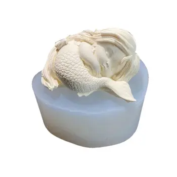 

Beauty Fish Tail Silicone Mold Jewelry Pendant Baking Resin Casting Mold Tools