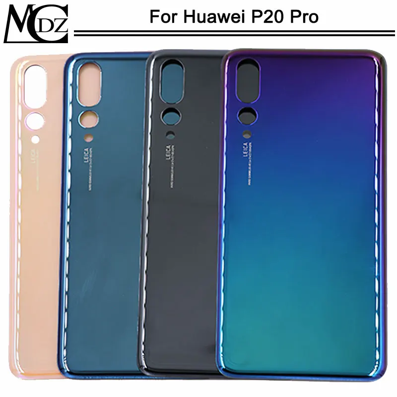 P20 Pro аккумулятор задняя крышка для huawei P20 Pro крышка батареи Задняя стеклянная дверная панель Корпус чехол