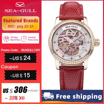 

Seagull women watch Ladies mechanical watch 34mm automatic watch 50m watch luxury watch women fashion watch wrist watch 719.403L