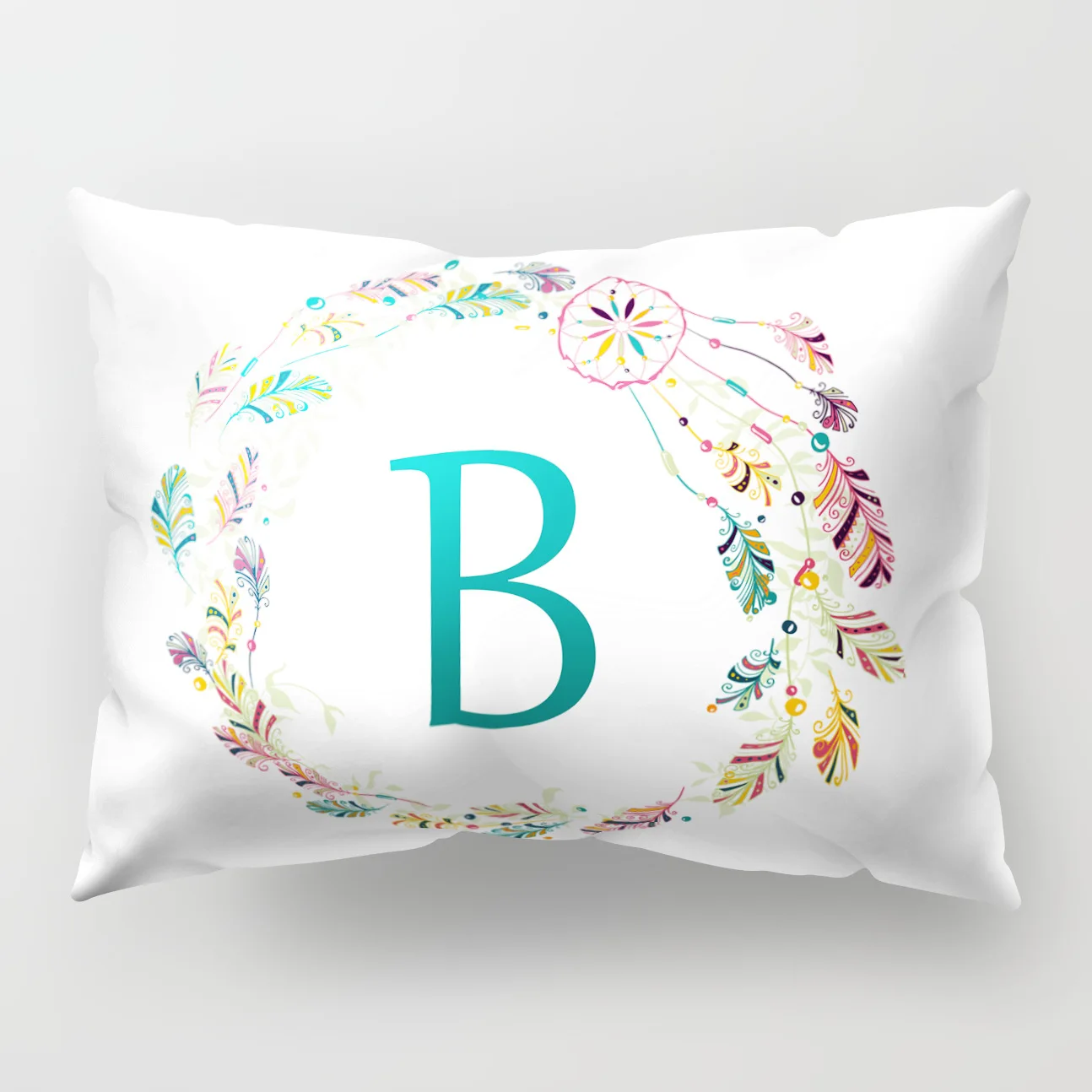 26- Letters Bed Car Throw Sofa Decor Waist Pillow Case Home Cushion Covers A-Z
