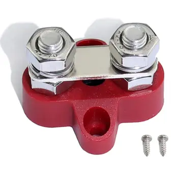 Bloque de terminales de barra de bús, M6 doble de alta resistencia, distribución de energía para camiones, camper, autocaravanas y barcos 2