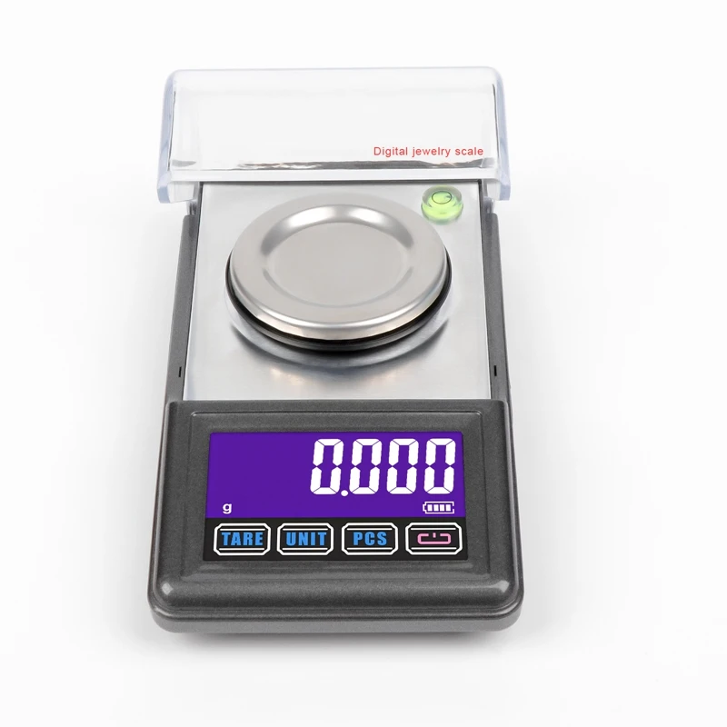 0.001g 20g Pocket Jewelry Scale Carat Balance Mini Electronic White Backlight Weight Balance Touch Gem Diamond USB Power Scales portable scale digital scale pocket scale jewelry scale weighing tools