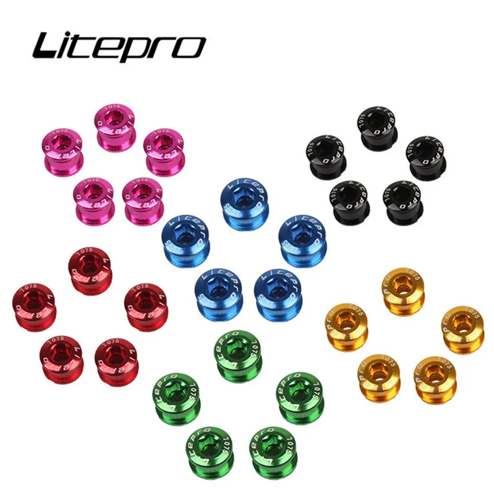 Litepro MTB 산악 자전거 단일 볼트 크랭크 셋 나사 도로 자전거 디스크..