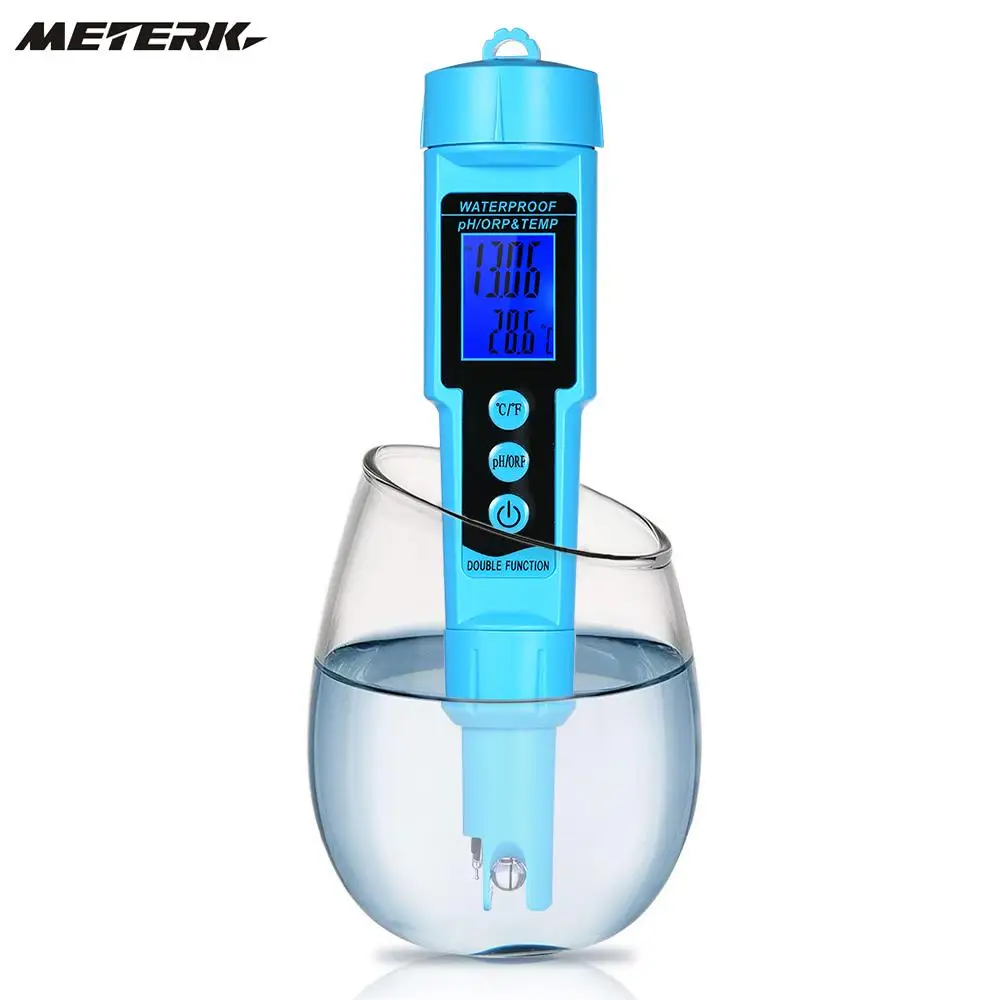 

Professional 3 in 1 pH/ORP/TEMP Meter Water Detector Multi-parameter Digital LCD Tri-Meter Multi-function Water Quality Monitor