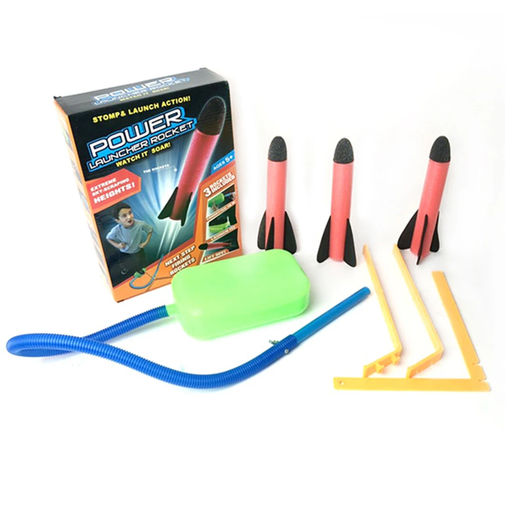 Детская пневматическая пусковая установка шаговый насос игрушка для ног уличная