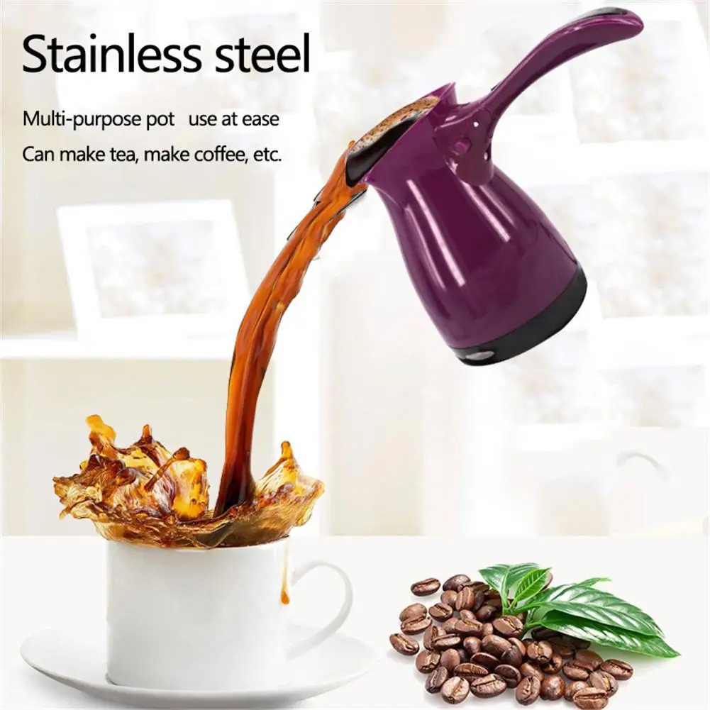 

600W Electric Coffee Percolator Coffee Maker Electric Kettle Turkish Coffee Pot For Home Office