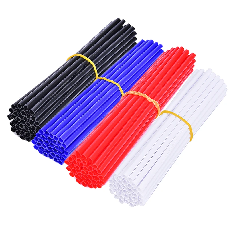 Off Road Shrouds Covers 36pcs/72pcs Universal Motorcycle Dirt Bike Enduro Wheel Rim Spokes Skins