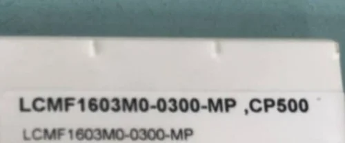 10 шт. вставки карбида LCMF1603M0-0300-MP CP500