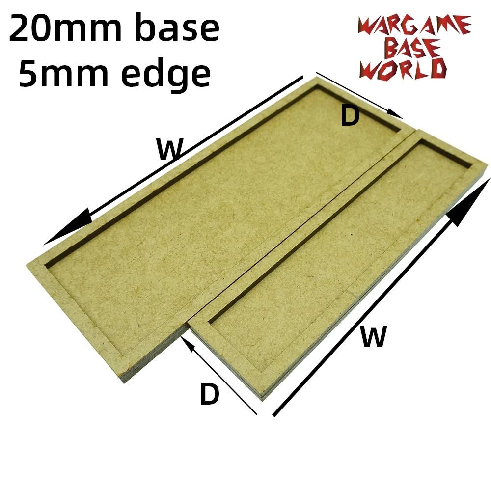 Wargame Base World MDF wargame механизм лоток 20 мм основания с 5 краем|Наборы для сборки