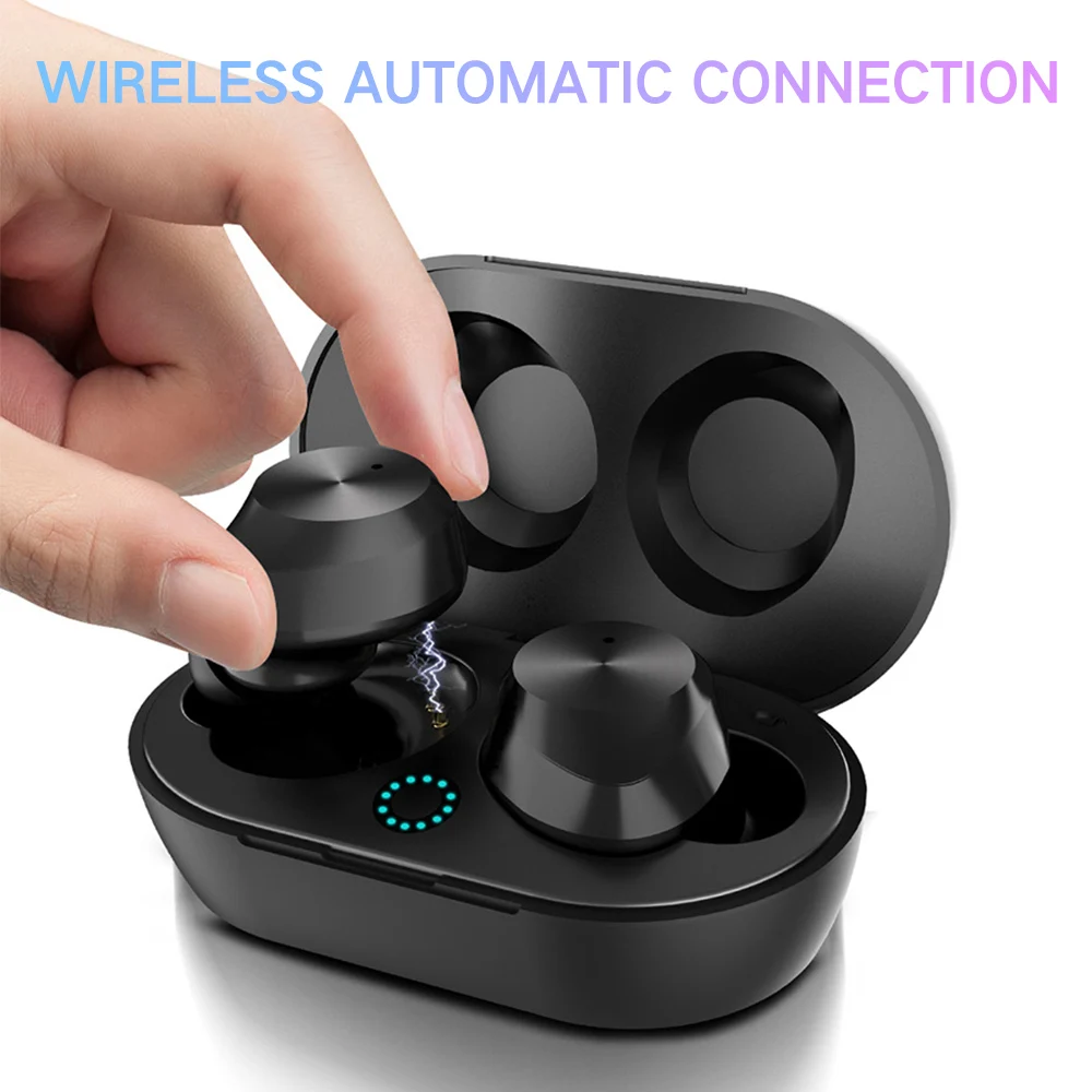 TWS-9 Bluetooth наушники 6D Hifi стерео наушники беспроводные наушники сенсорное управление гарнитура с микрофоном Спортивная игровая гарнитура