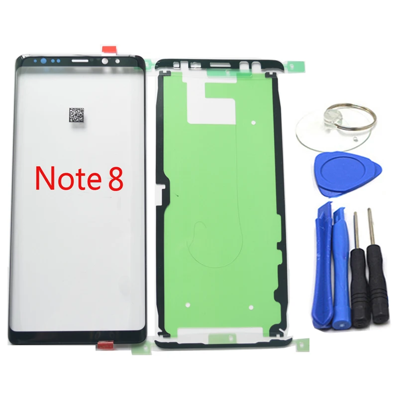 

Сменное Переднее стекло сенсорного ЖК-экрана, внешний объектив для samsung Note8 N950 N950F 6,3 дюйма, ЖК-дисплей + клейкие инструменты