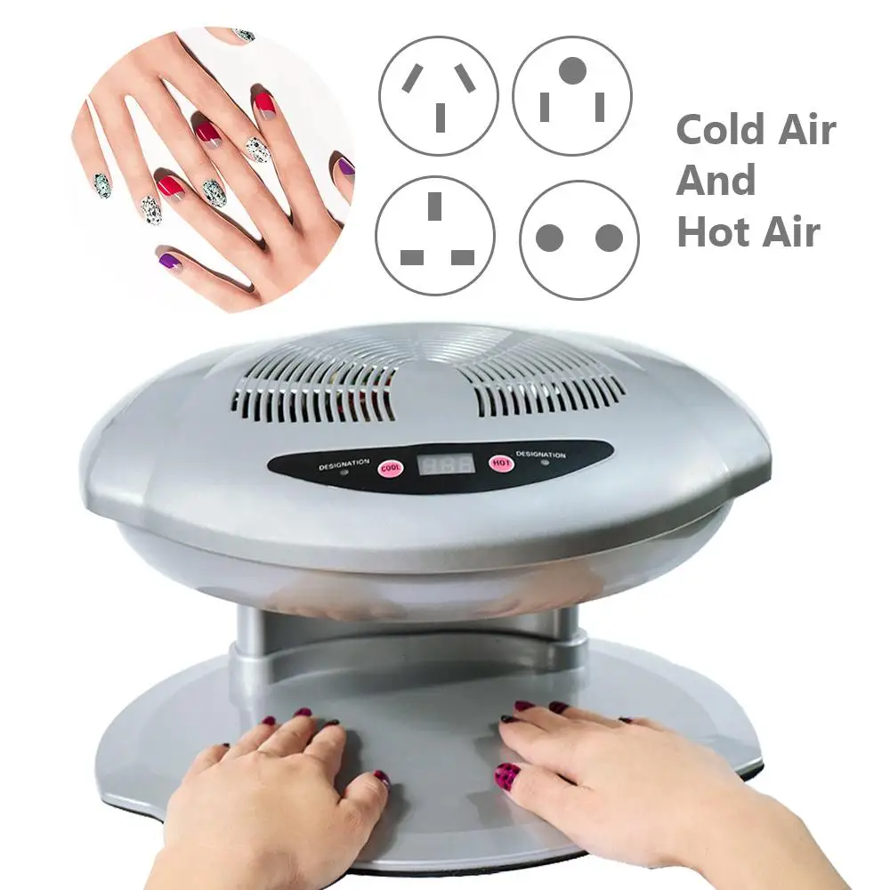 

Auto Induction Sensor Nail Dryer UV LED Drying Nail Lamp Warm & Cool Wind UV Gel Polish 220V Uv Nail for Hand Feet Lamp for Nail