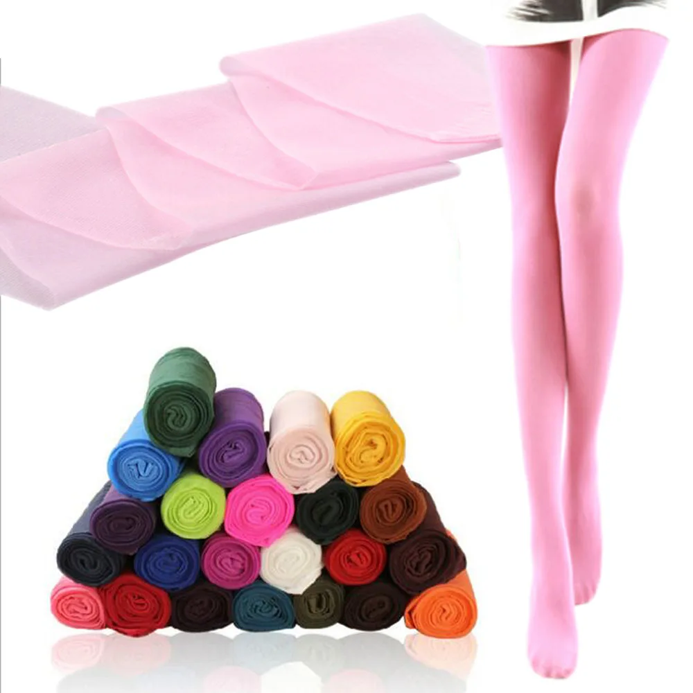 Sexy femmes mode blanc doux mince collants élastiques bas résille bas Medias Pantis dame