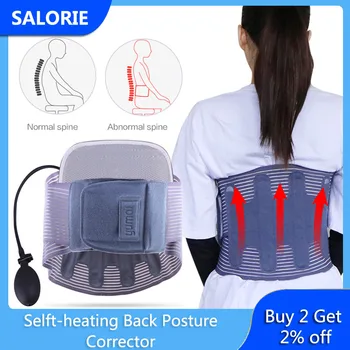 

Heatable Back Posture Corrector Brace Support Belt Clavicle Spine Deck Shoulder Lumbar Posture Correction Men Women Pain Relief