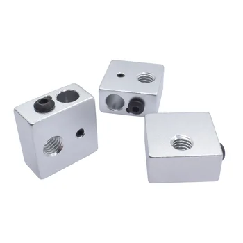 

Mini Fan Heating Extruder Durable Heater Block Practical Print Head Dedicated Hole 3D Printer Accessories Aluminum For MK7 MK8