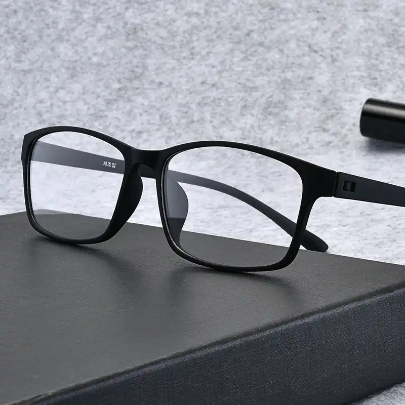 oversized black eyeglass frames