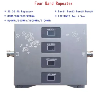 

LTE800 900 1800 2100mhz Cell Phone Booster Four Band Mobile Signal Amplifier 2G 3G 4G LTE Cellular Repeater LTE GSM DCS WCDMA