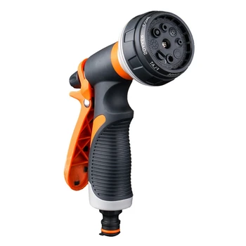 

1pc Garden Water Gun Hose Nozzle 8 Modes Adjustable Household Yard Washing Car Water Sprayer Gun Pipe Tube Nozzle Sprinkle Tools