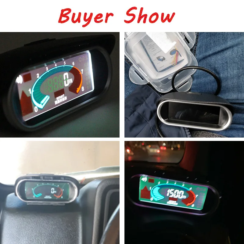 Автомобильный lcd-тахометр, измеритель оборотов в минуту, цифровой двигатель, Тахометр для лодок, грузовиков, мотора, такометро, спидометр, автоматический датчик, универсальный