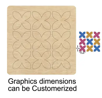 

Clover Shaped Metal Leather Cutting Dies Wooden Dies Crafts DIY Leather Punching Handmade Decor Tool Cutter Mould