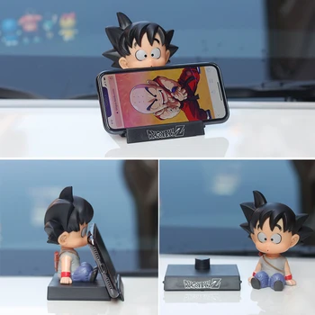 

Dragon ball shake head doll car decoration car ornaments Kakarotto Kuririn Oolong shake head auto accessories home desk gift