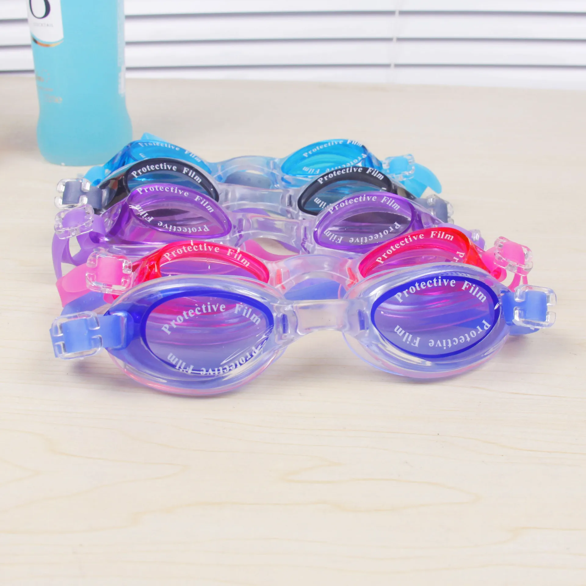 

High-definition Big Box Waterproof Anti-fog Swimming Equipment Glasses Men And Women CHILDREN'S Swimming Goggles Send Earplug