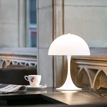 

Nordic Creative Mushroom Table Lamp Modern Minimalist Bedside Lamp Home Decor Desk Lamp Office Study Reading Lighting Fixtures